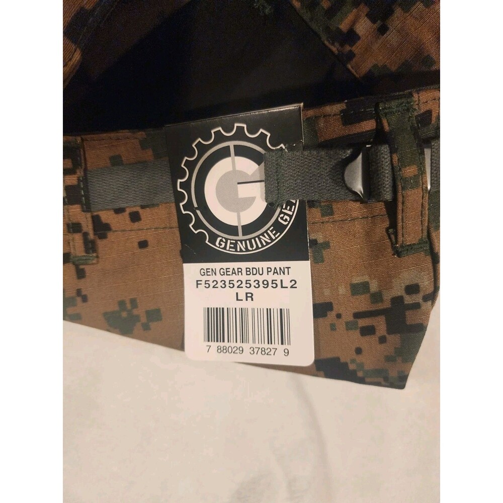 Genuine Gear Pants Men’s L-R Camo BDU Tactical - Picture 5 of 7